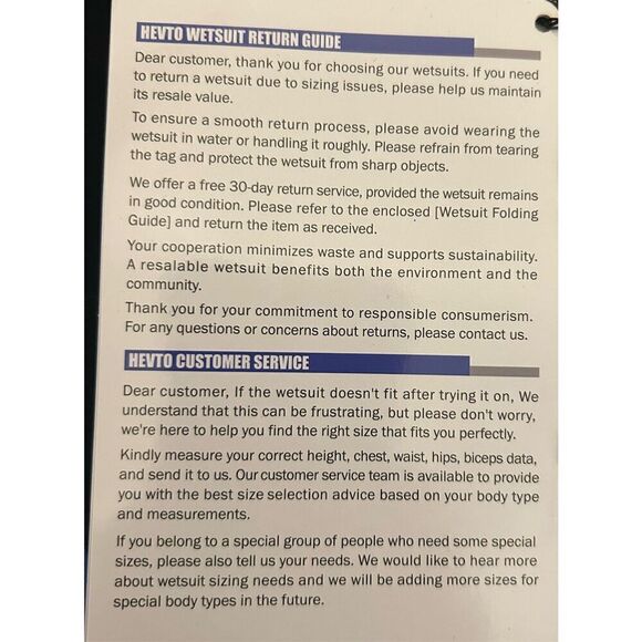 Hevto Shortie Wetsuit Size Large - Picture 5 of 7